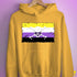 Nonbinary Pride Pirate Flag Hoodie - Mustard